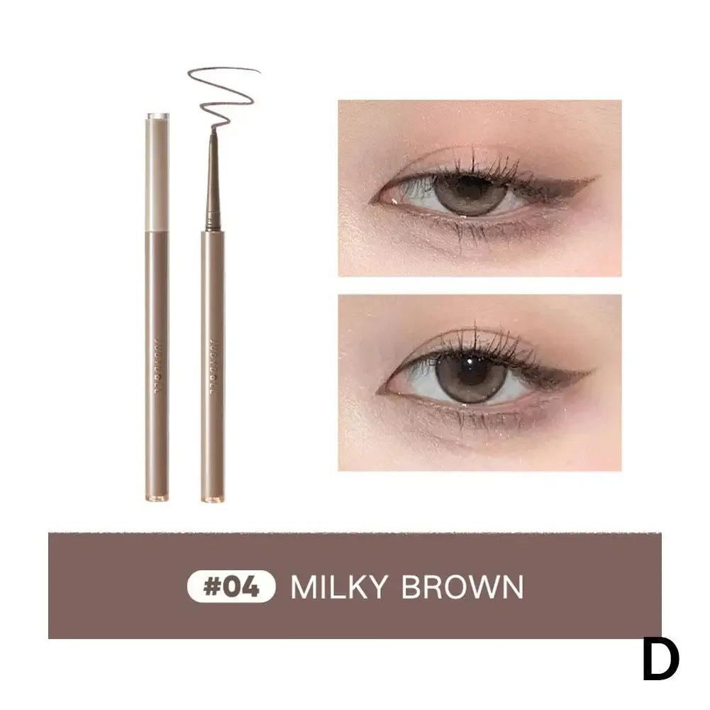 Judydoll Black Brown Waterproof Eyeliner Gel Pen Smooth Not Blooming Lasting Eye Liner Lying Silkworm Pencil Korean Eyes Makeup