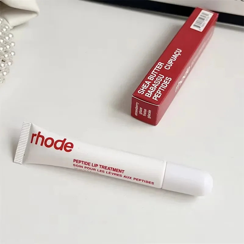 Rhodee Blusher Rouge Powder Pocket Blush Lip Gloss Cheek Hydrating Stick Natural Cream Lipstick Cheek Easy Apply Color Makeup
