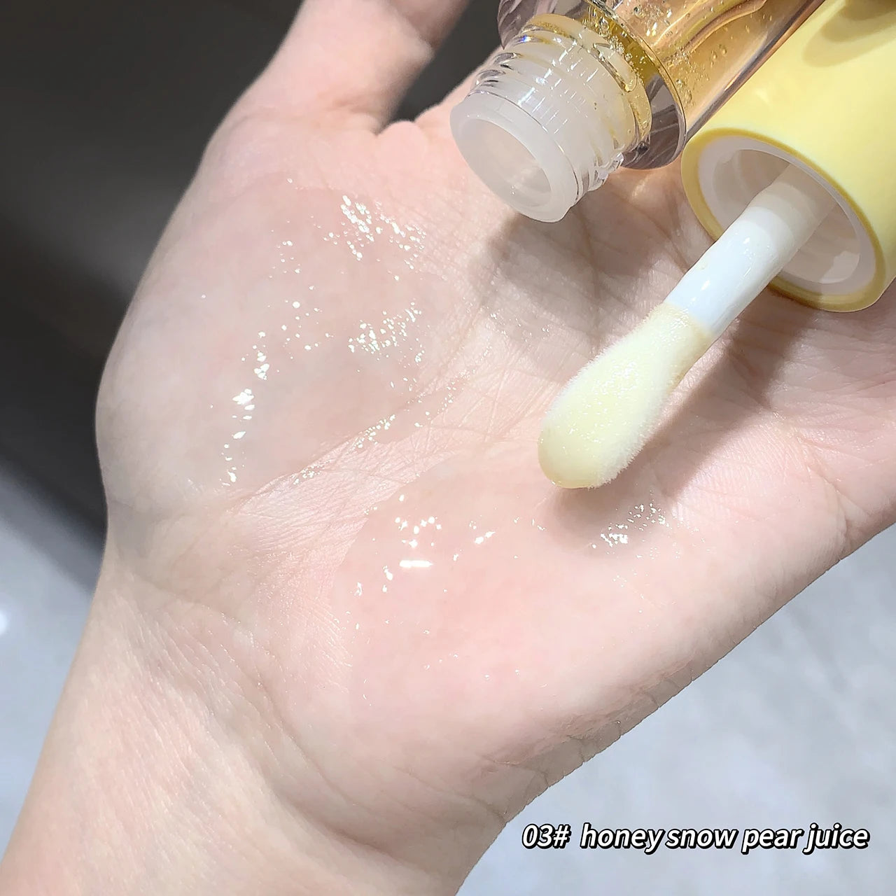 Korean Water Light Lip Gloss – Crystal Clear Jelly Oil for Hydrated Lips
