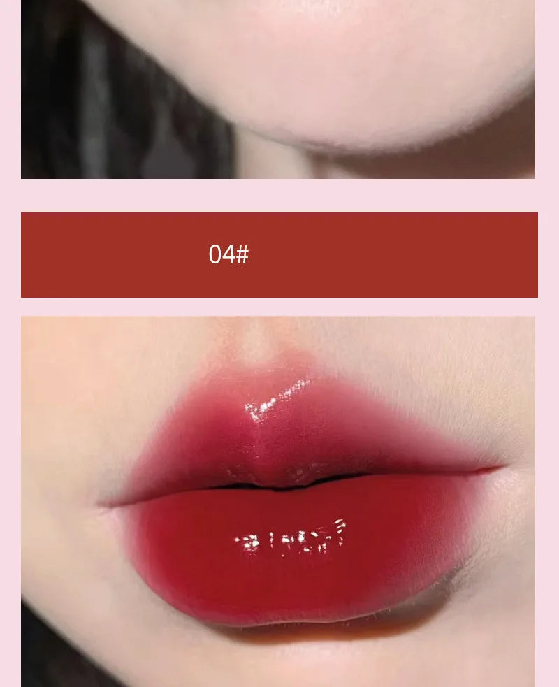 Korean Lip Gloss – Crystal Jelly Liquid, Plumping & Moisturizing Lipstick