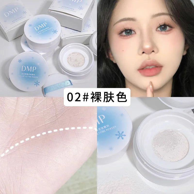 Matte Translucent Loose Powder Waterproof Oil-control Full Coverage Face Makeup Setting Finish Powder Korean Makeup Cosmetics