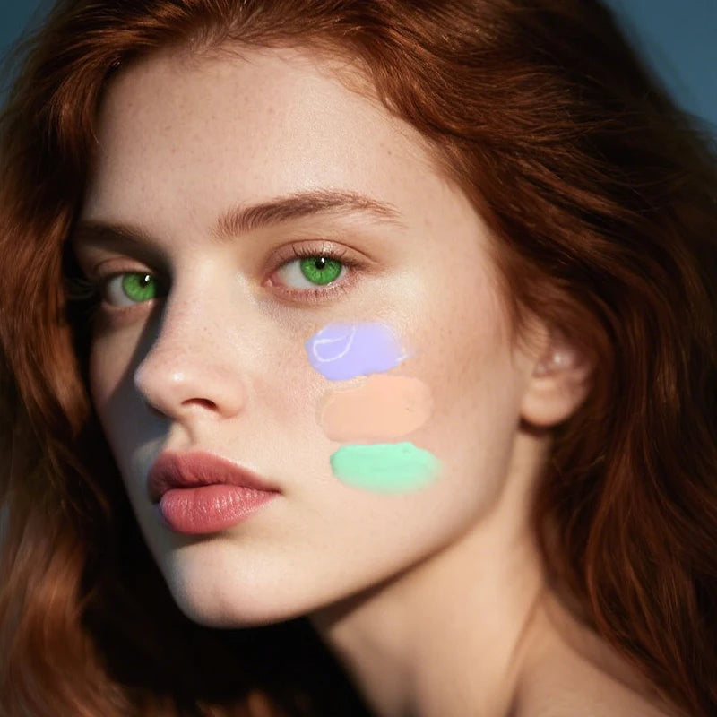 Silky and clear primer, natural cream to brighten and prevent makeup from coming off easily, foundation liquid,