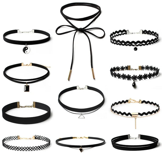 Women’s Gothic Velvet Necklace – Sexy Korean Fashion Lace Choker