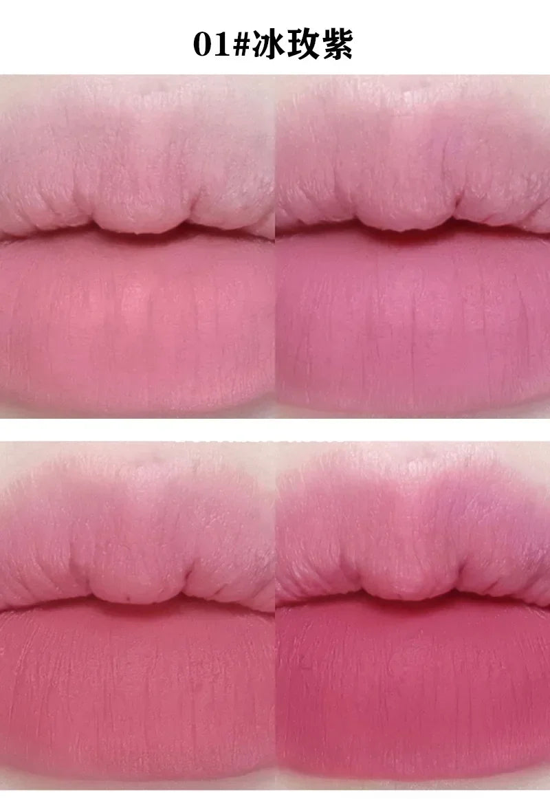 4pcs/set Lipstick Korean Girl Group Crayon Lipstick Long Lasting Matte Lip Makeup Tint Easy To Color 3D Sexy Waterproof Lipgloss