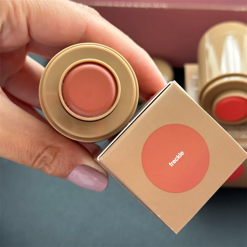 Rhodee Blusher Rouge Powder Pocket Blush Lip Gloss Cheek Hydrating Stick Natural Cream Lipstick Cheek Easy Apply Color Makeup