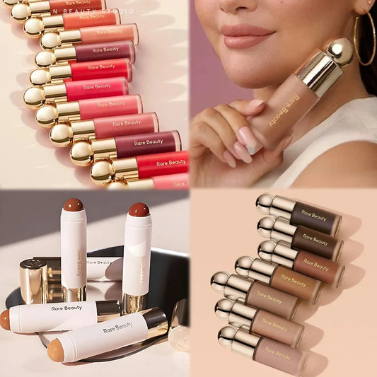 Rare Beauty Liquid Blusher Cream Bronzer Contour Stick Highlight Touch Pearl Highlighter Lip Gloss Makeup Mirror hand cream