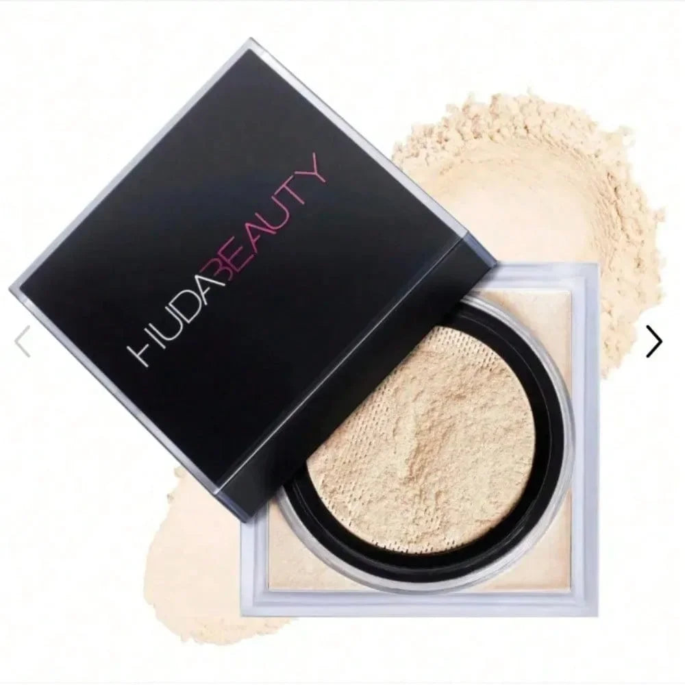 Loose Baking Setting Powder Oil Control Natural Face Matte HUDA Waterproof BrighTening Loose Powder Makeup Cosmetics