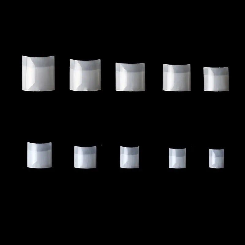 500pcs False Nails Acrylic Press on Nails Coffin Artificial Nails Clear Fake Tips for French Extension Manicure Tool