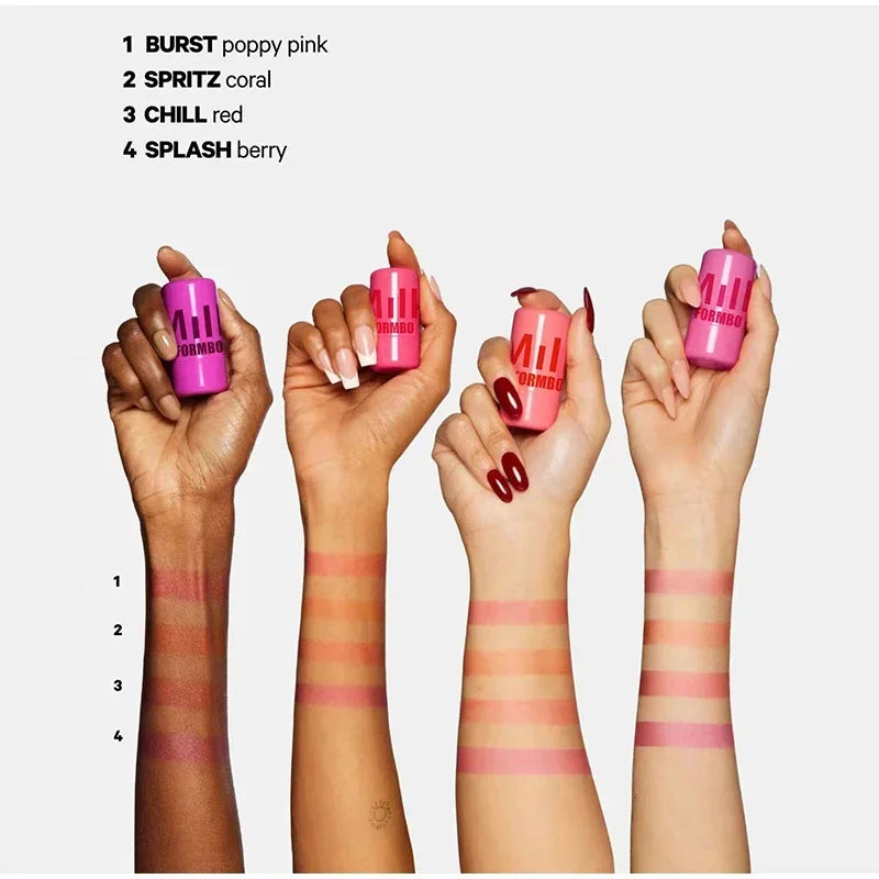 Moisturizing Jelly Tint Stick – Long Lasting 3-in-1 Blush & Lip Color