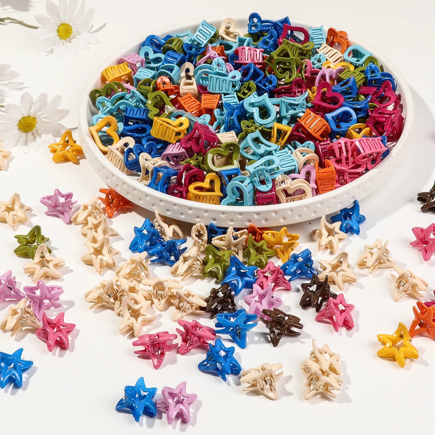 20 PCS Small Hair Clips for Women & Girls, Durable Matte Claw Clips for Thin Hair, Strong Hold NonSlip Cute Mini Hair Clips