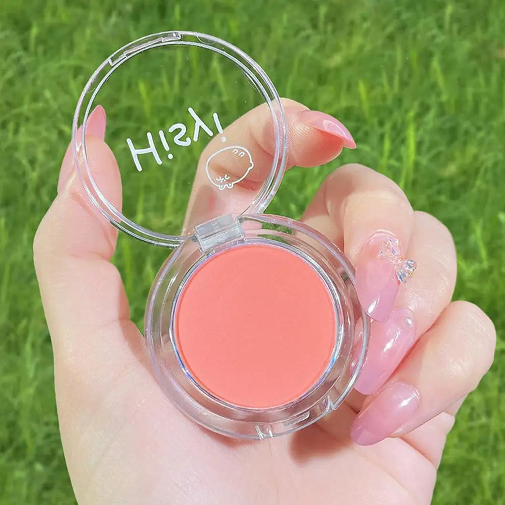 Girl Matte Blush Peach Cream Makeup Pink Blush Red Blush Cheek Cosmetics Blush Tint Blusher Cheek Palette Contour Ro W9J3
