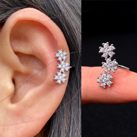 1Piece Helix Cartilage Conch Fake Without Hole Piercing Ear Cuffs Earcuff Wrap Rock Earring Non Piercing Women Clip Adjustable