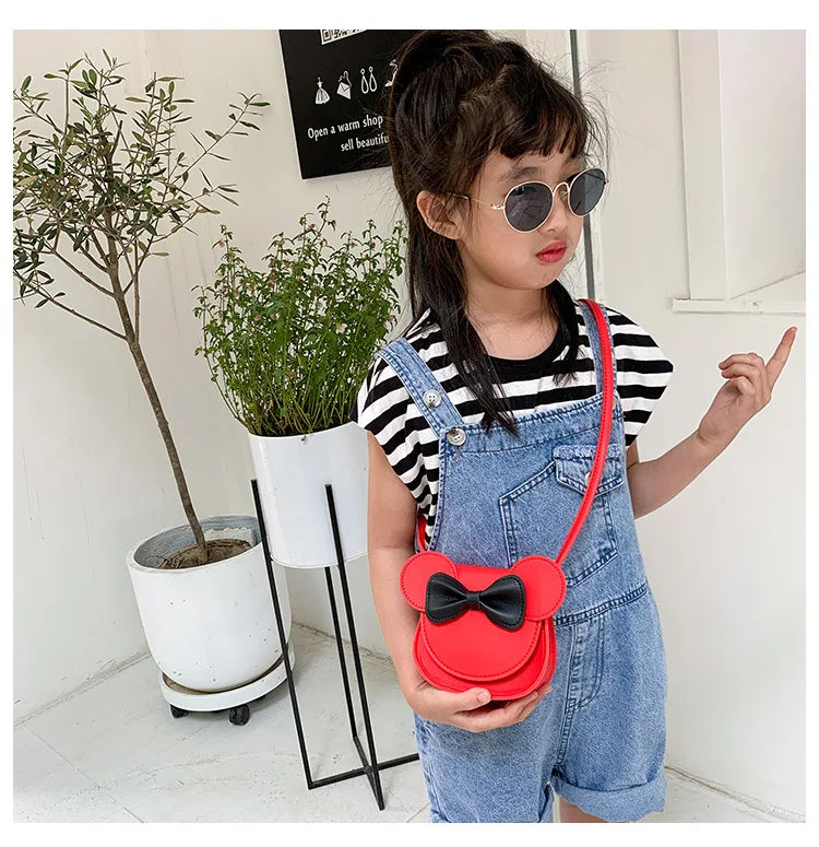 Disney Cartoon Messenger Bag Cute Mouse Mouse Styling Mini Shoulder Bags for Girls Fashion Small Crossbody Bag