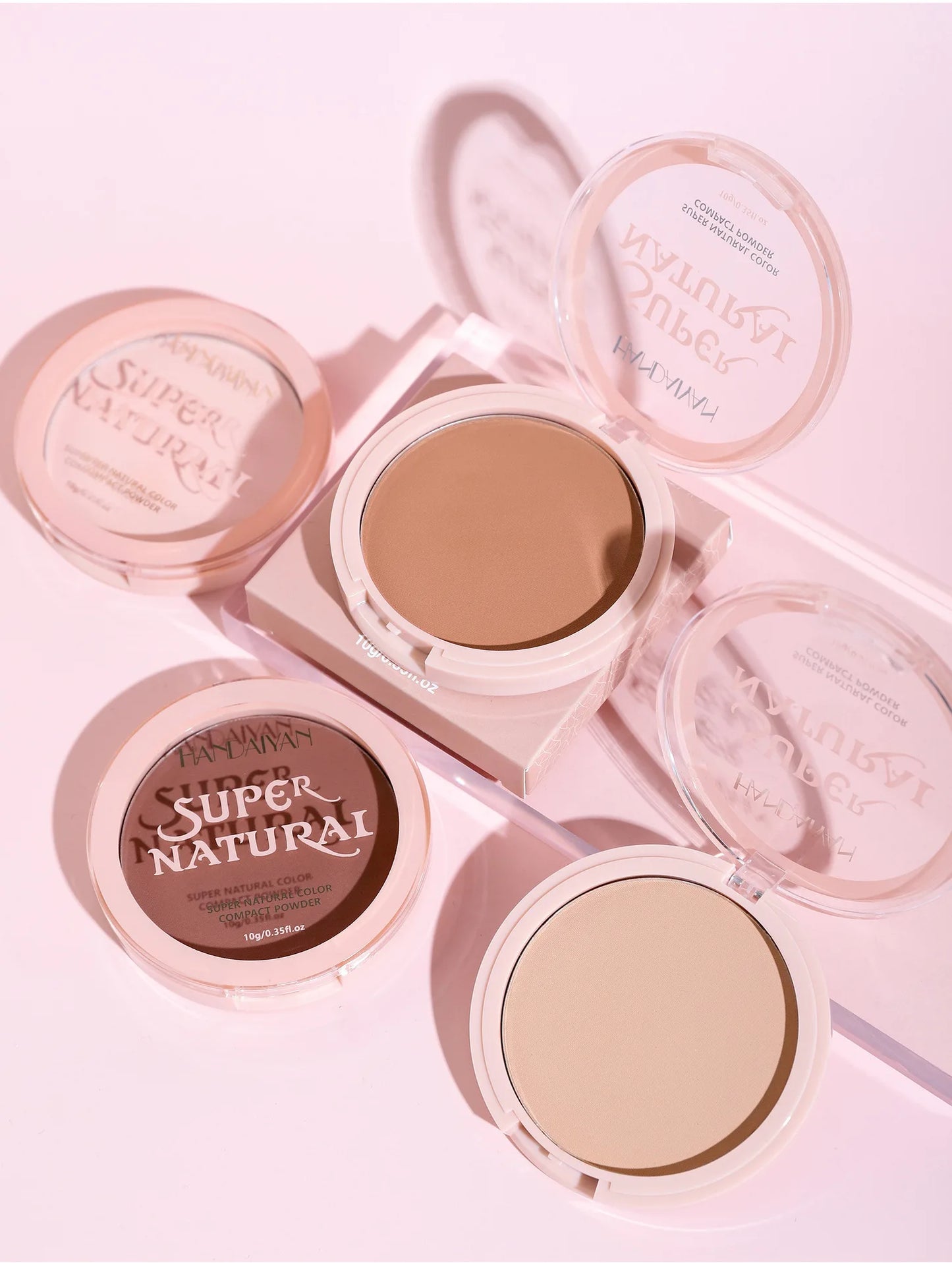 8-Color Matte Pressed Powder – Full Coverage, Oil Control & Waterproof