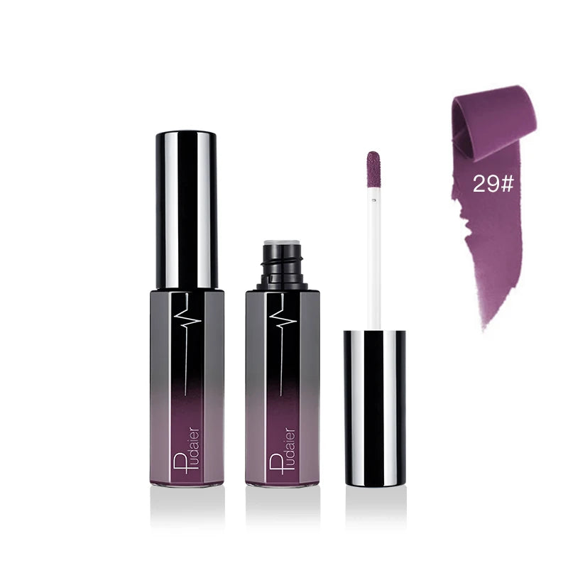 36 Colors Matte Liquid Lipstick Makeup Waterproof Lip Gloss Tint Brillo Labial Cosmetic Rouge A Levre Mat Lip Gloss