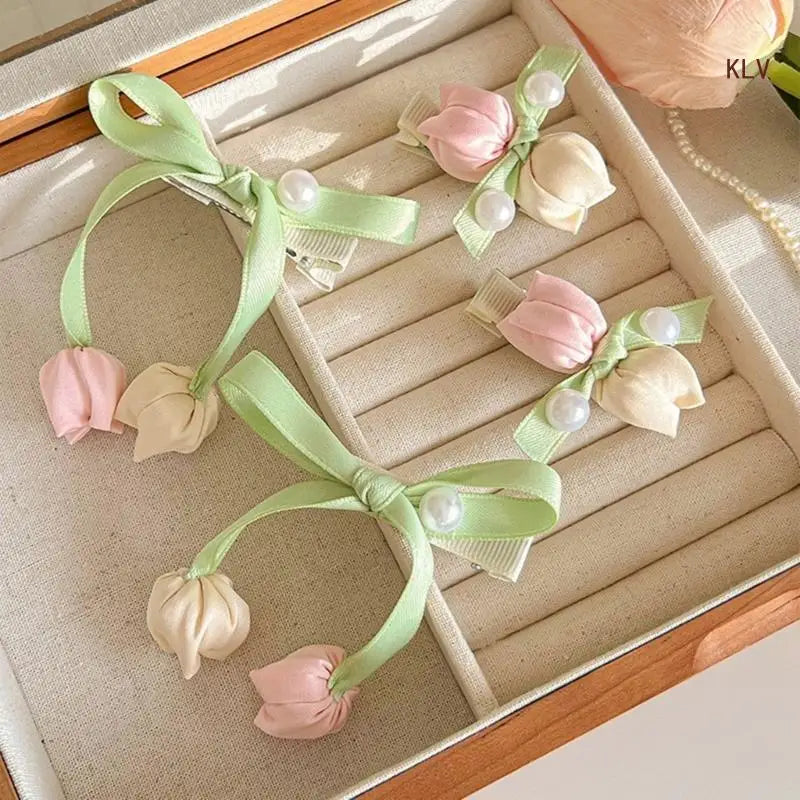 Fashionable Flower Fabric Hair Clip Uniuqe Headwear Hair Accessory Hiarpin For Adding Sophistication To Your Look