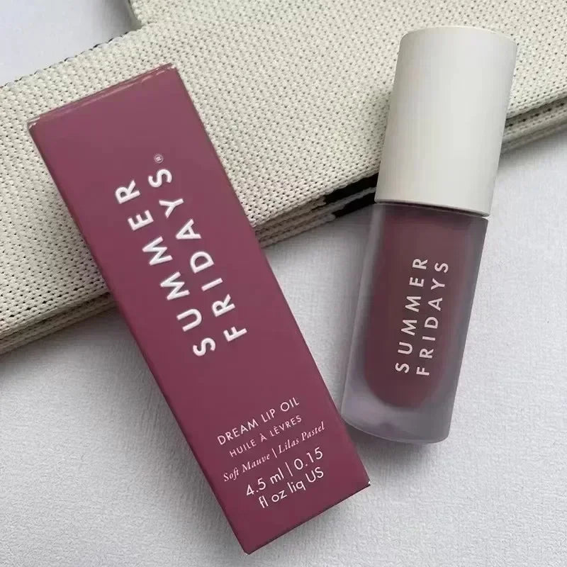 Summer Fridays  Mini Set Lip Balm Vanilla Iced Coffee Lip Gloss Lip Balm Moisturizing Smooth Soft Lips Cosmetics Makeup Lip Care