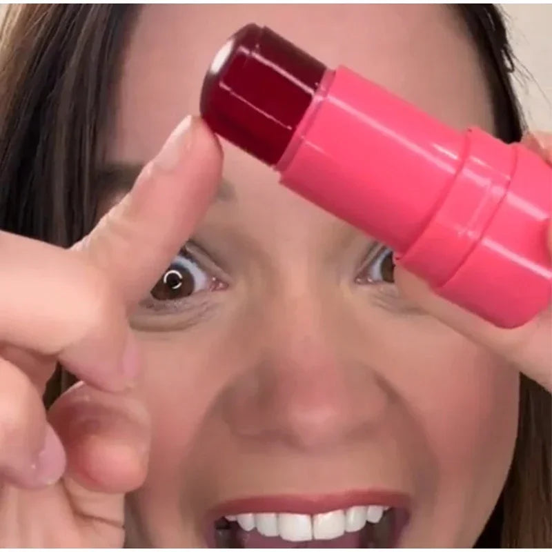 Moisturizing Jelly Tint Stick – Long Lasting 3-in-1 Blush & Lip Color