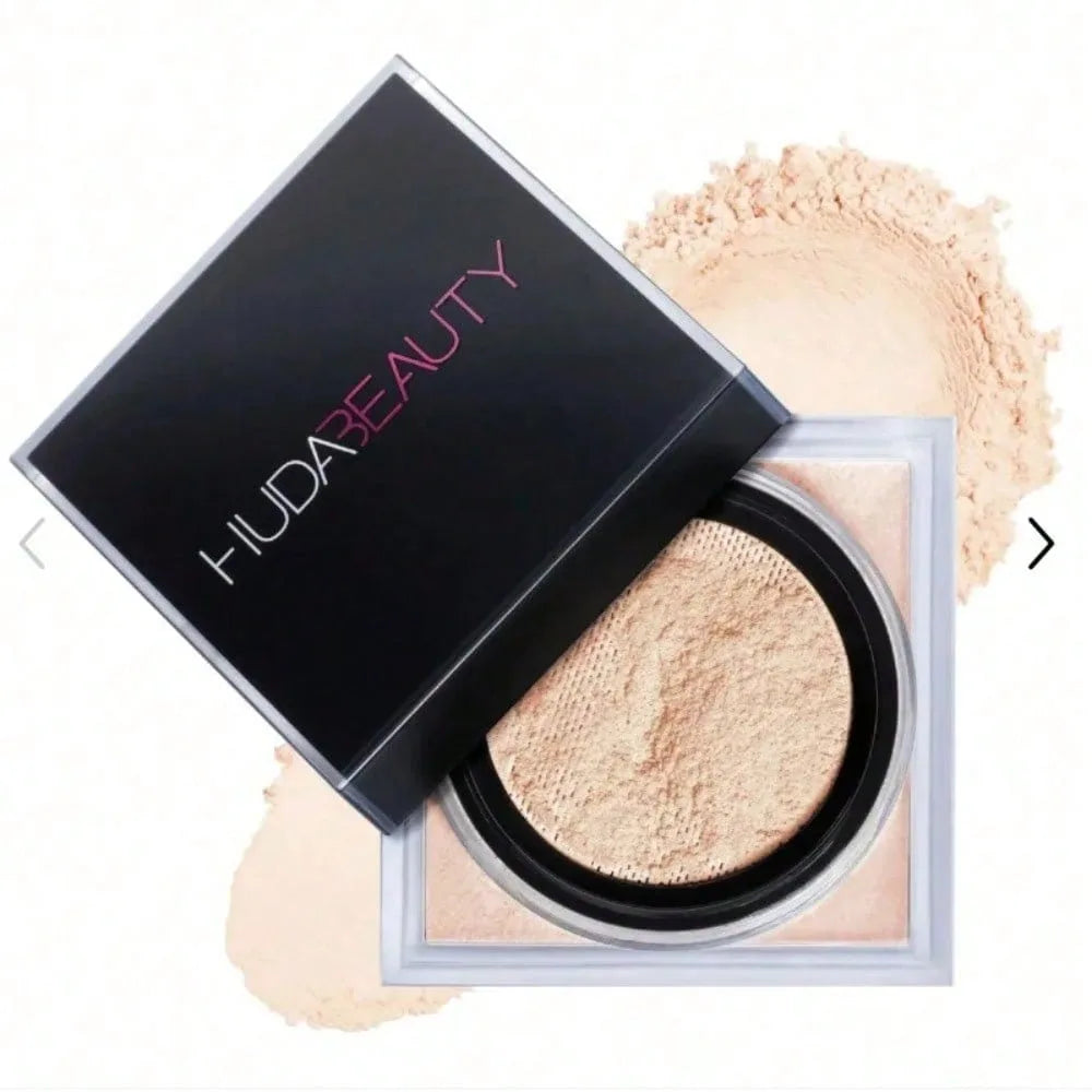 Loose Baking Setting Powder Oil Control Natural Face Matte HUDA Waterproof BrighTening Loose Powder Makeup Cosmetics