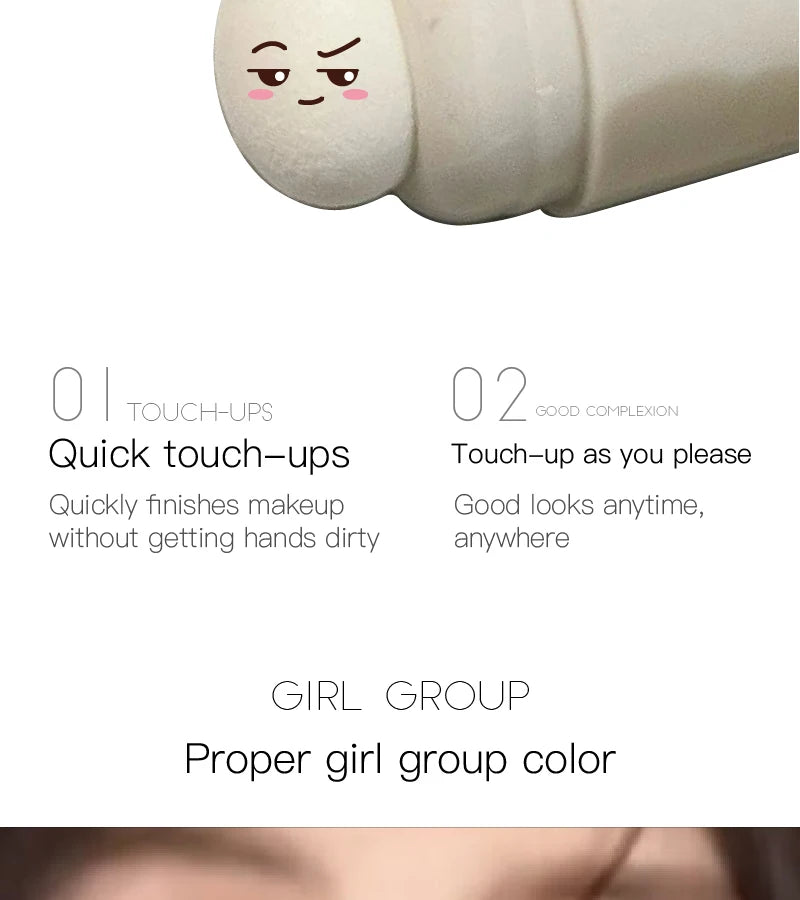 HERORANGE Aqua powder blusher Stick Korean Girls Whitening Natural Naked Makeup Highlight powder blusher Brightening Cream