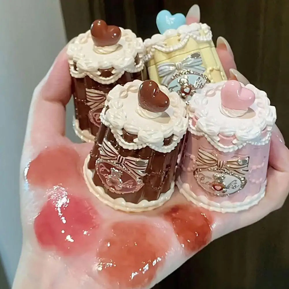 Flower Knows THE SWEETIE BEAR COLLECTION Film Forming Lip Frozen Glaze Lip Essence Honey Light Makeup Lipstick Cosmetics