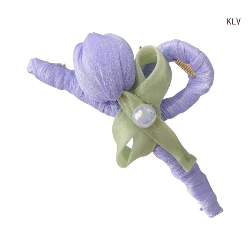 Fashionable Flower Fabric Hair Clip Uniuqe Headwear Hair Accessory Hiarpin For Adding Sophistication To Your Look