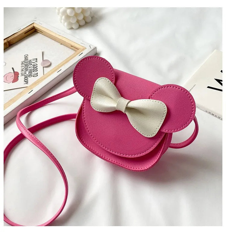 Disney Cartoon Messenger Bag Cute Mouse Mouse Styling Mini Shoulder Bags for Girls Fashion Small Crossbody Bag