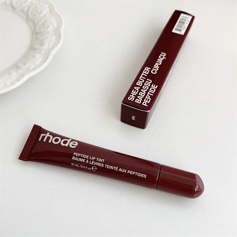 Rhodee Blusher Rouge Powder Pocket Blush Lip Gloss Cheek Hydrating Stick Natural Cream Lipstick Cheek Easy Apply Color Makeup
