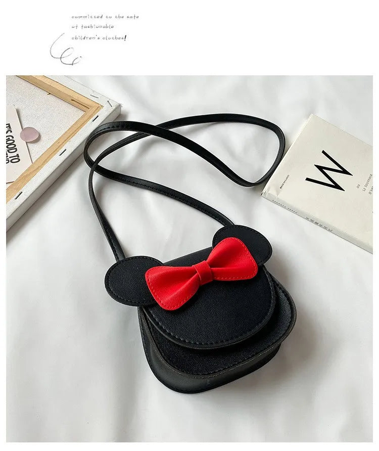Disney Cartoon Messenger Bag Cute Mouse Mouse Styling Mini Shoulder Bags for Girls Fashion Small Crossbody Bag
