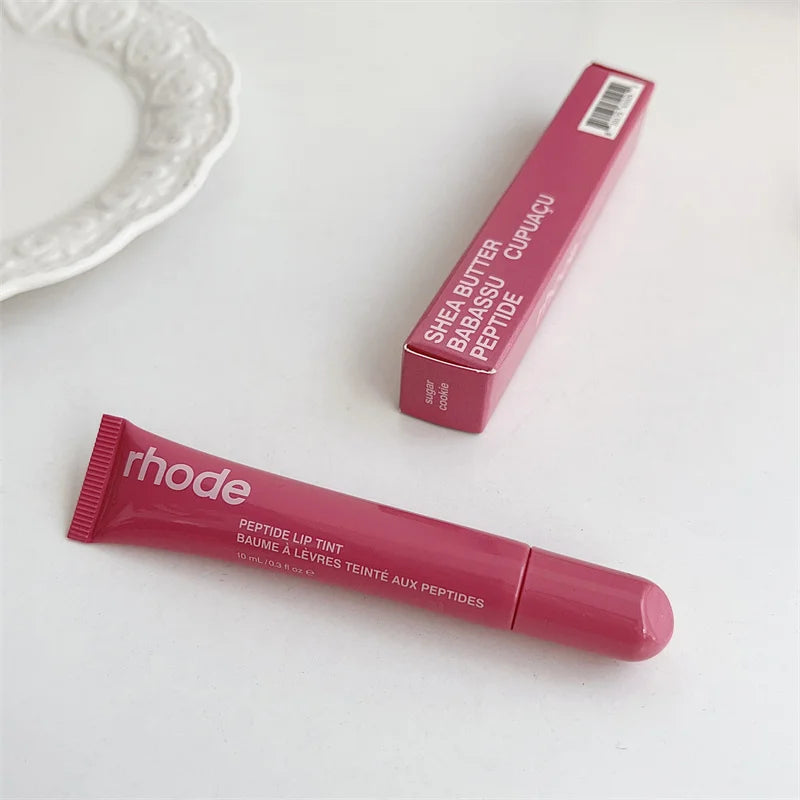 Rhodee Blusher Rouge Powder Pocket Blush Lip Gloss Cheek Hydrating Stick Natural Cream Lipstick Cheek Easy Apply Color Makeup