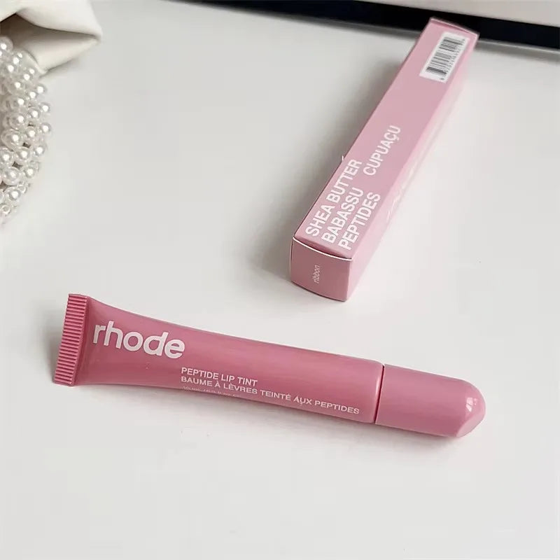 Rhodee Blusher Rouge Powder Pocket Blush Lip Gloss Cheek Hydrating Stick Natural Cream Lipstick Cheek Easy Apply Color Makeup