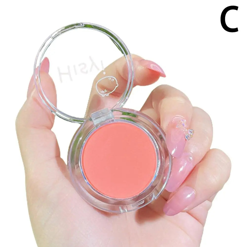 Girl Matte Blush Peach Cream Makeup Pink Blush Red Blush Cheek Cosmetics Blush Tint Blusher Cheek Palette Contour Ro W9J3