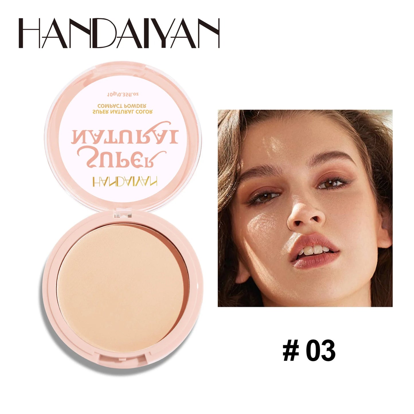 8-Color Matte Pressed Powder – Full Coverage, Oil Control & Waterproof