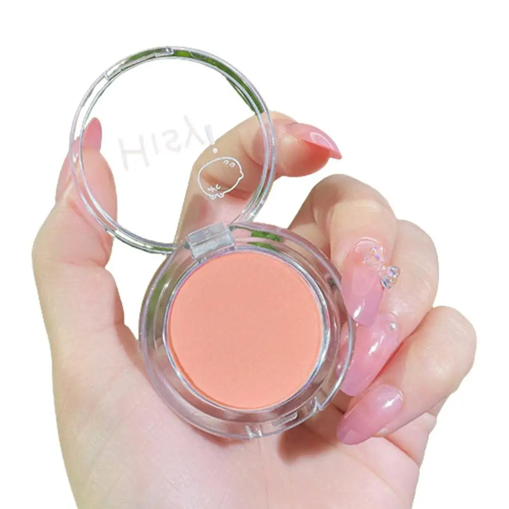 Girl Matte Blush Peach Cream Makeup Pink Blush Red Blush Cheek Cosmetics Blush Tint Blusher Cheek Palette Contour Ro W9J3