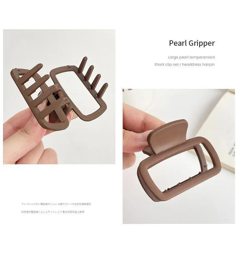 Medium Small Hair Clips for Women Claw Clips for Thick Thin Hair Strong Hold Matte Square Jaw Clips Hair Accessories Заколки