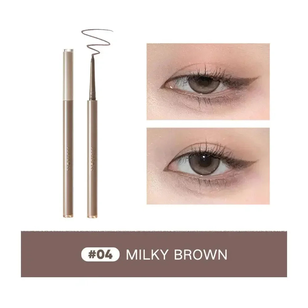 Judydoll Black Brown Waterproof Eyeliner Gel Pen Smooth Not Blooming Lasting Eye Liner Lying Silkworm Pencil Korean Eyes Makeup