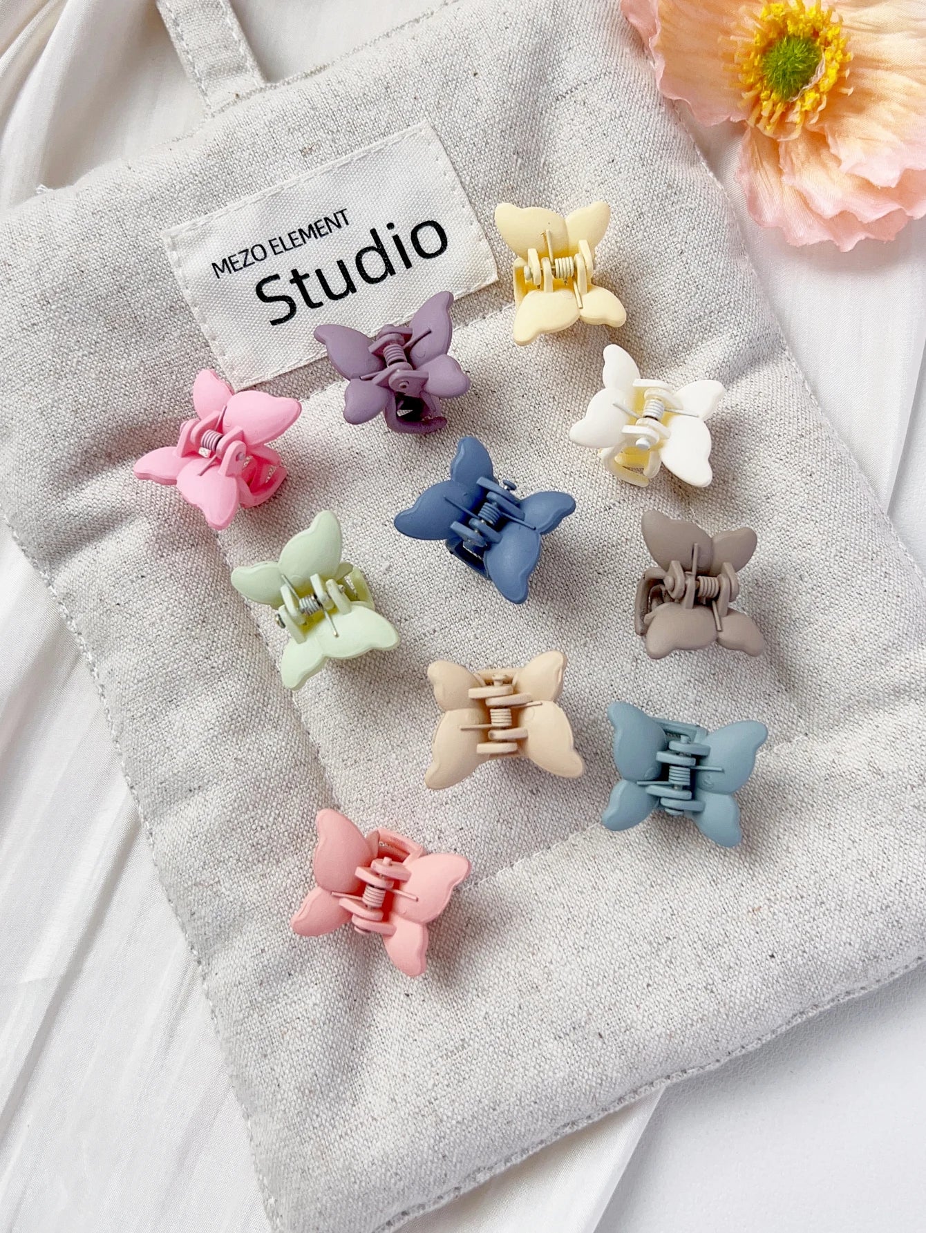 20 PCS Small Hair Clips for Women & Girls, Durable Matte Claw Clips for Thin Hair, Strong Hold NonSlip Cute Mini Hair Clips