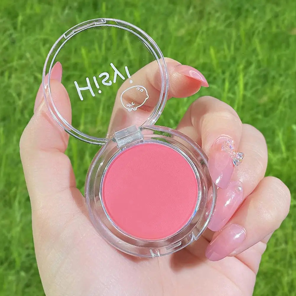Girl Matte Blush Peach Cream Makeup Pink Blush Red Blush Cheek Cosmetics Blush Tint Blusher Cheek Palette Contour Ro W9J3
