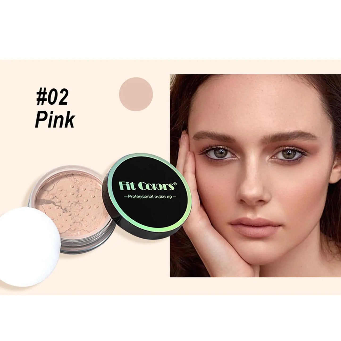 Korean Loose Powder Full Brightening Concealer Mineral Face  Foundation Cosmetics Lasting Makeup Powder Compact Powder Pressed