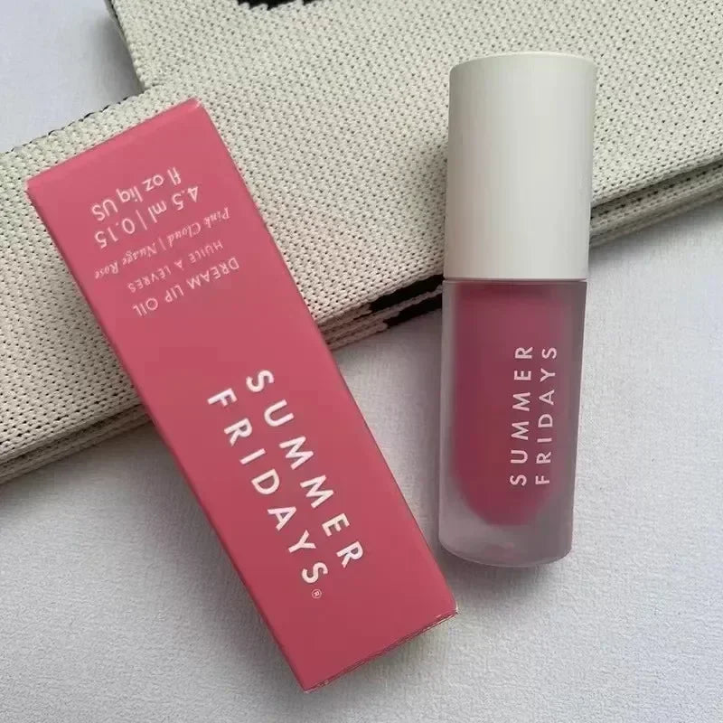 Summer Fridays  Mini Set Lip Balm Vanilla Iced Coffee Lip Gloss Lip Balm Moisturizing Smooth Soft Lips Cosmetics Makeup Lip Care