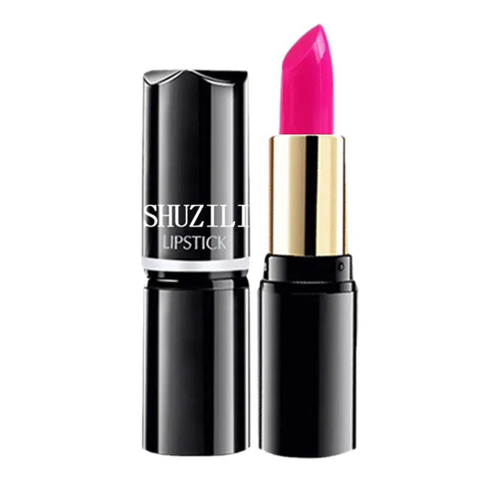 SHUZILI Moisturizing  Lipstick Velvet High Quality Lipsticks Shiny Professional Korean Makeup Cosmetic For Lip Women