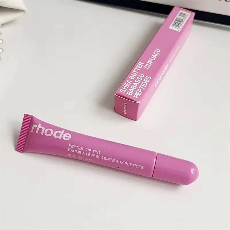 Rhodee Blusher Rouge Powder Pocket Blush Lip Gloss Cheek Hydrating Stick Natural Cream Lipstick Cheek Easy Apply Color Makeup