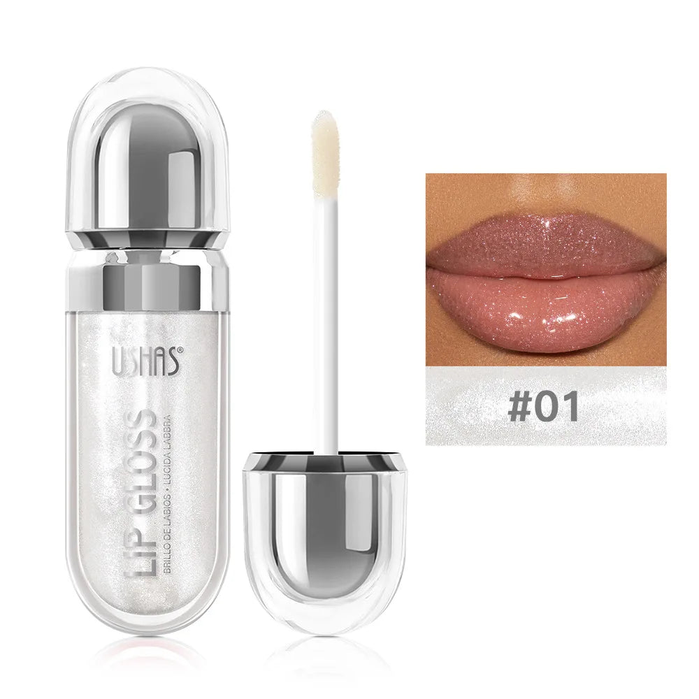 12 Colors Glitter Lips Gloss Long Lasting Diamond Pearlescent Metallic Liquid Lipstick Moisturizing Lip Glaze Cosmetics makeup