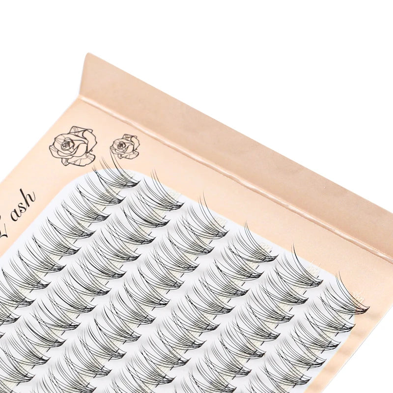 6 Rows 120 Bundles Eyelash Extension Natural Russian Volume Faux Cils Eyelashes Individual 10/20/30D Cluster False Lashes Makeup