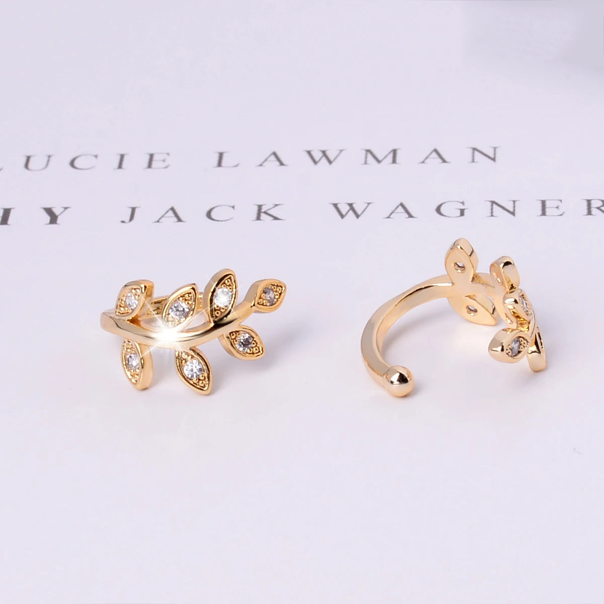 1Piece Helix Cartilage Conch Fake Without Hole Piercing Ear Cuffs Earcuff Wrap Rock Earring Non Piercing Women Clip Adjustable