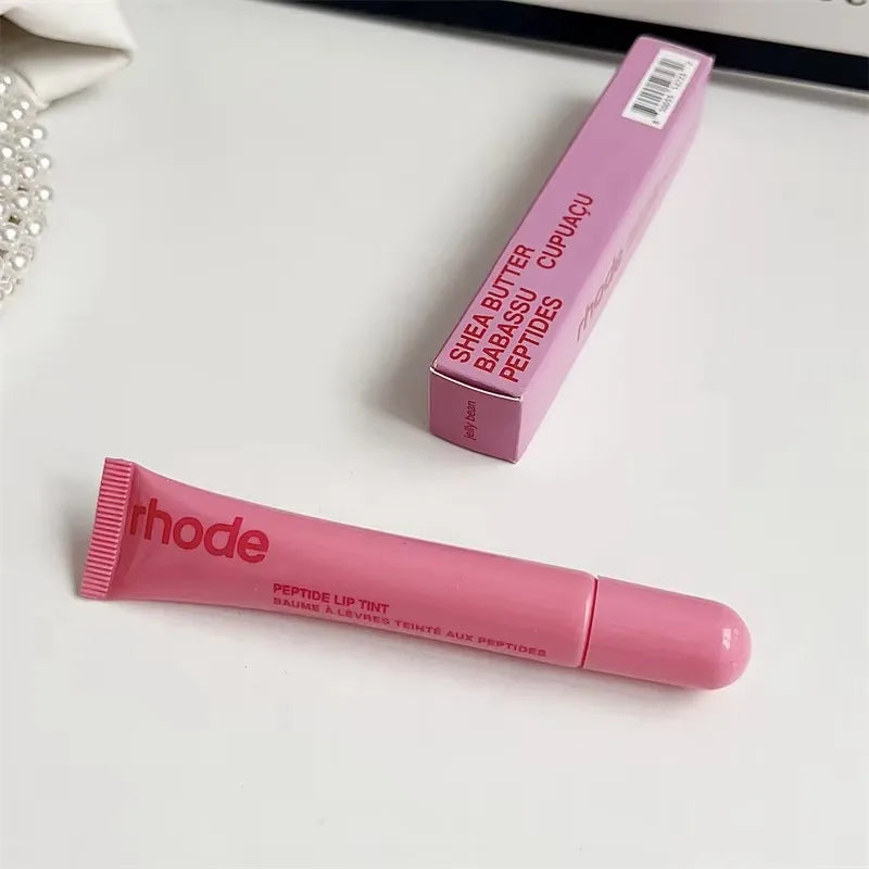 Rhodee Blusher Rouge Powder Pocket Blush Lip Gloss Cheek Hydrating Stick Natural Cream Lipstick Cheek Easy Apply Color Makeup