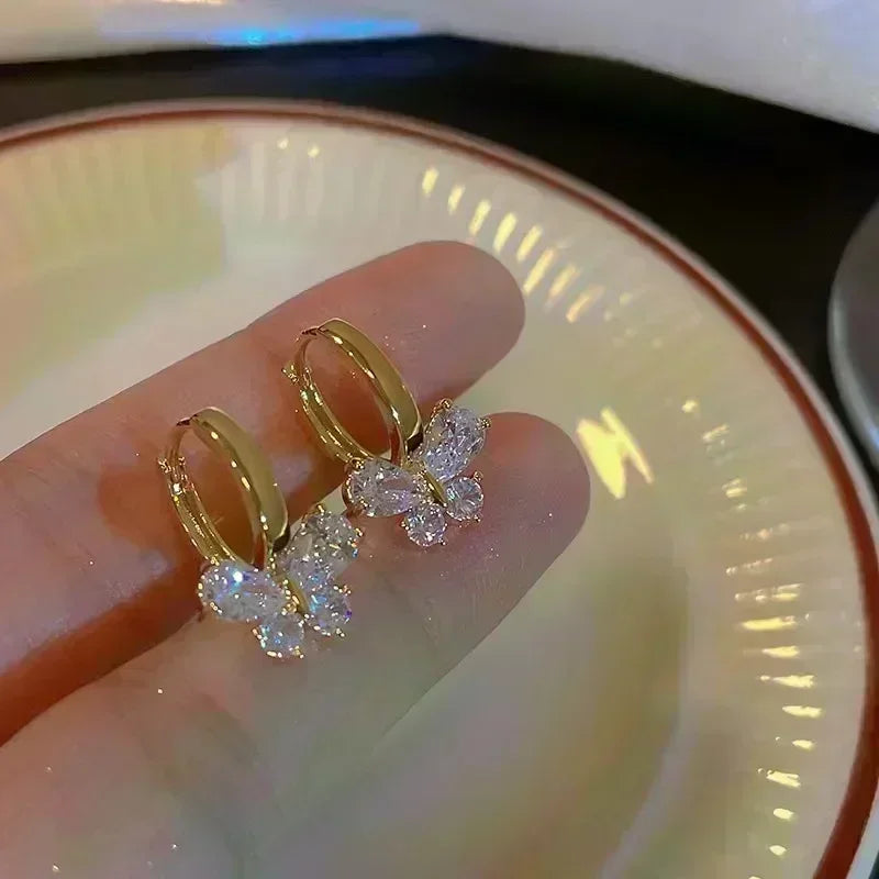 Geometric Rhombus Double Layer Combination Design Earrings For Women Simple Fashion Daily Accessory Party Jewelry Birthday Gifts