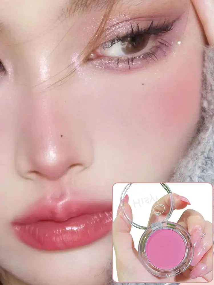 Girl Matte Blush Peach Cream Makeup Pink Blush Red Blush Cheek Cosmetics Blush Tint Blusher Cheek Palette Contour Ro W9J3