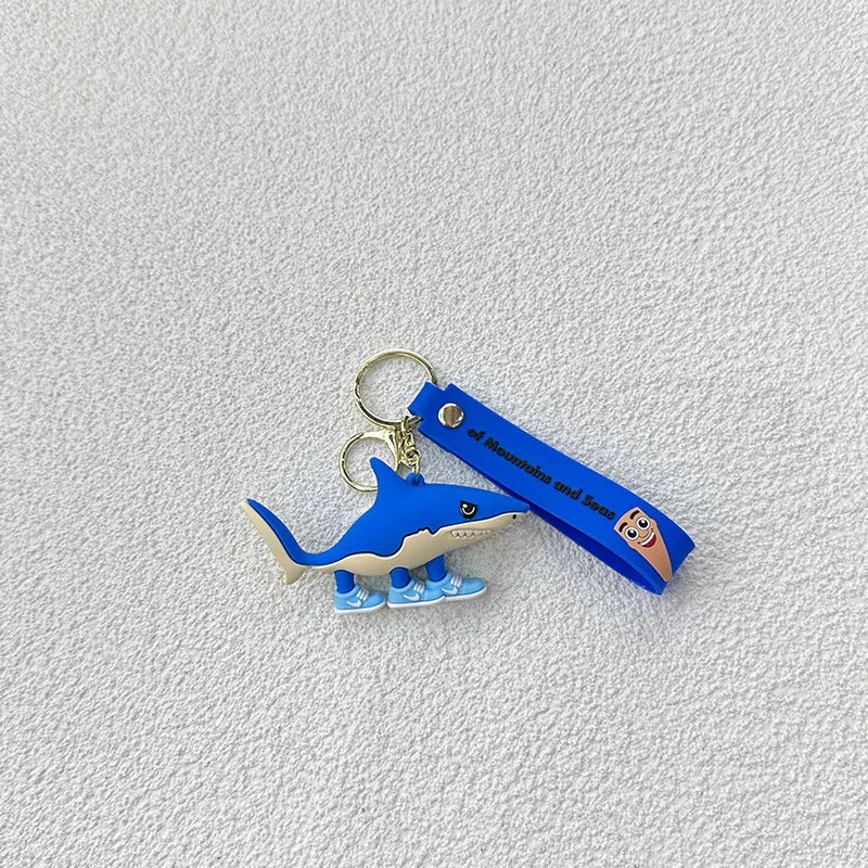 Italian Brainrot Animals Keychains for Accessories Funny Sigma Skibidi Rizz Cat Silly Meme Keyrings Fans Friends Gifts Wholesale