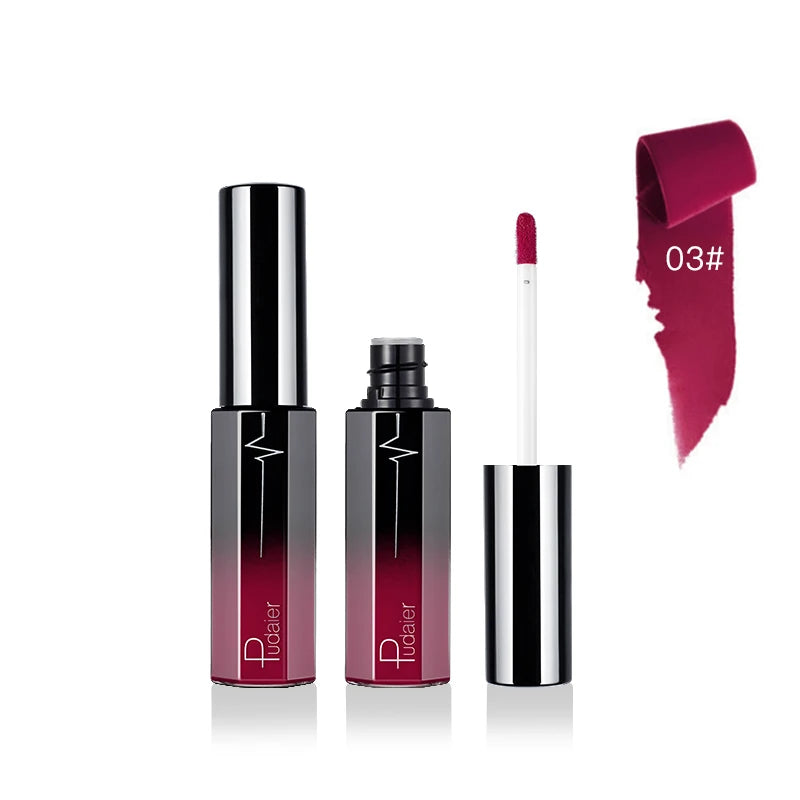 36 Colors Matte Liquid Lipstick Makeup Waterproof Lip Gloss Tint Brillo Labial Cosmetic Rouge A Levre Mat Lip Gloss